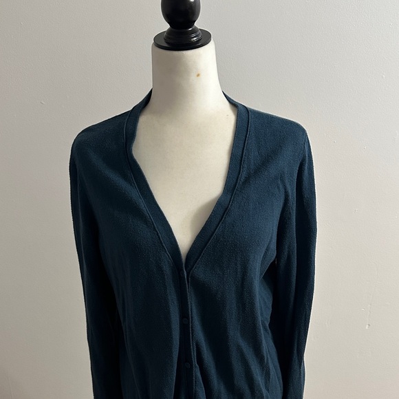 Reitmans Sweaters - Reitmans Women's Teal V-Neck Button Cardigan